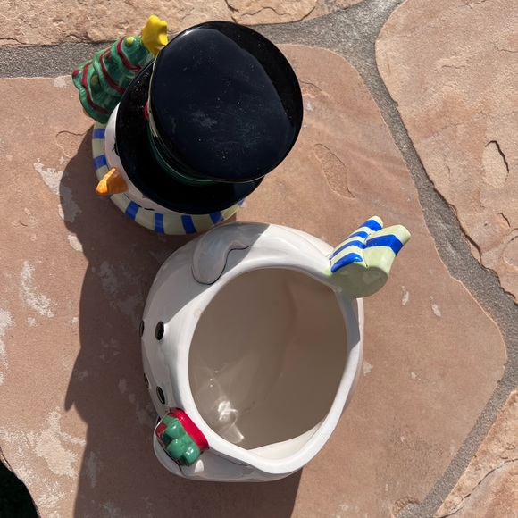 Christmas cookie jar snowman by Fritz and Floyd - Picture 6 of 16